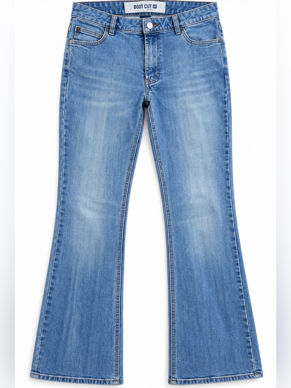 GAP Boot Cut Stretch Jeans Size 4R Y2K Fall 2002 Light Wash